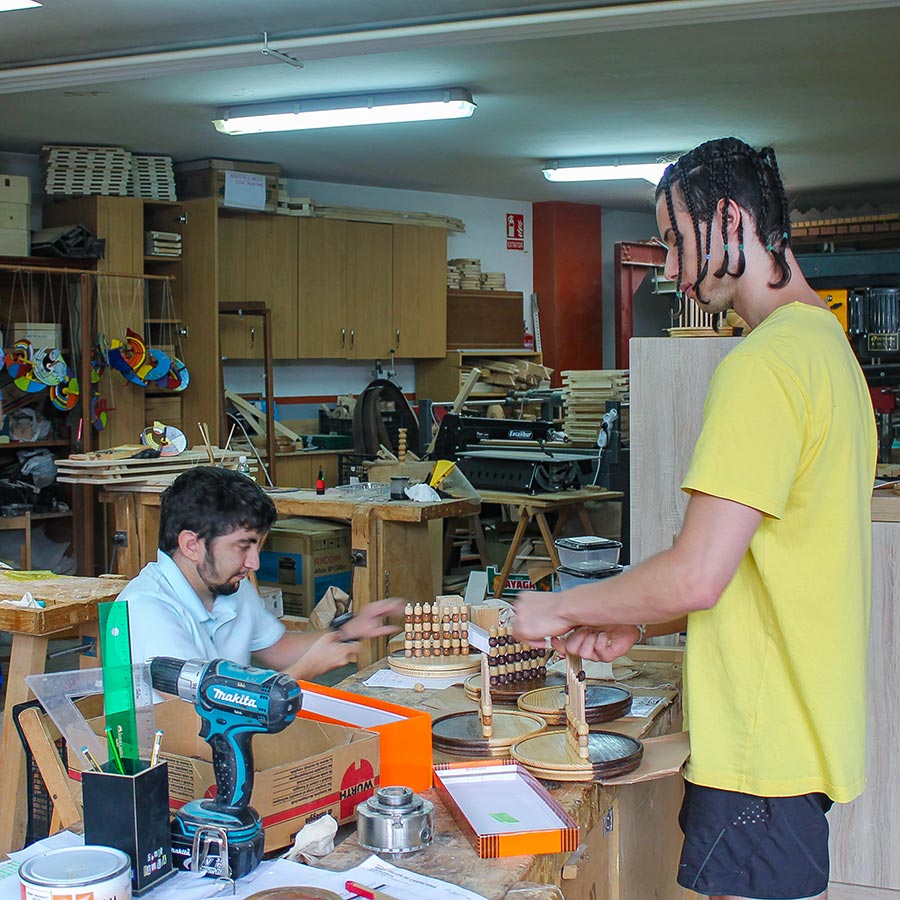 taller jóvenes en el CDR El Villar