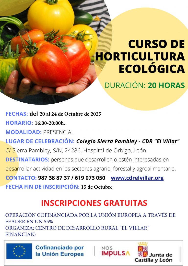CURSO DE HORTICULTURA ECOLÓGICA2025